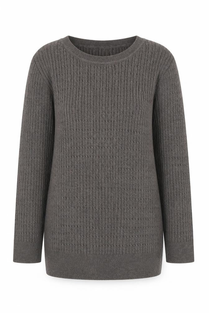 CC Womens Brown  Knit Pullover Jumper Size M