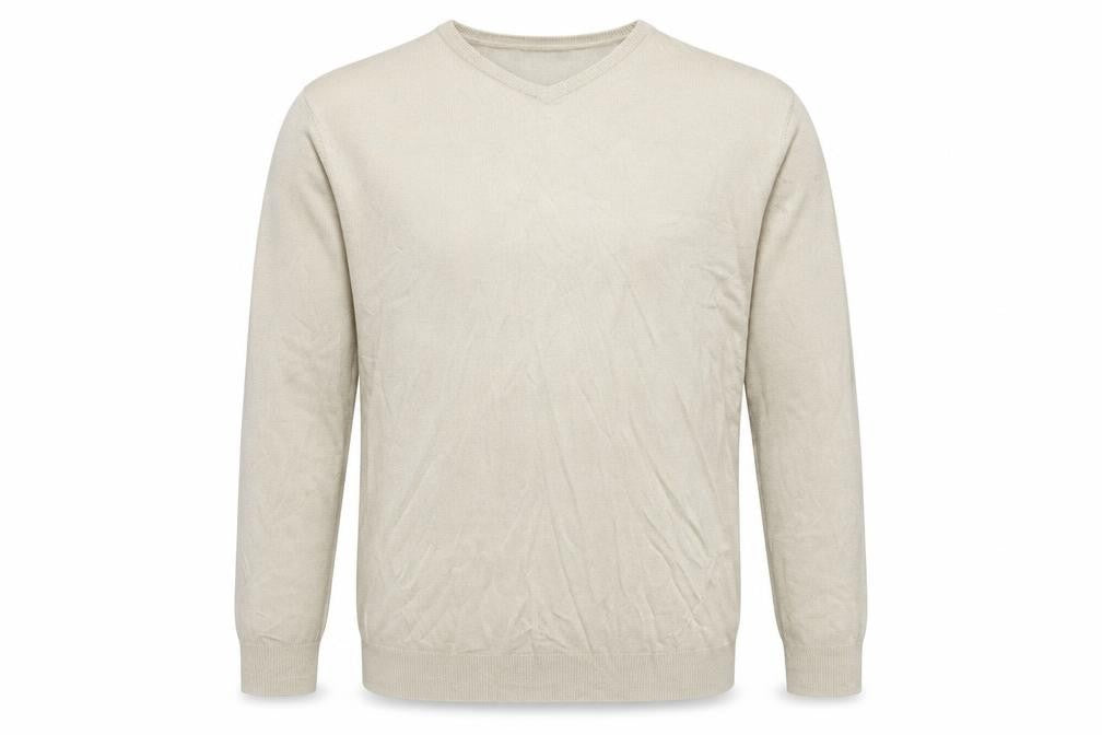 Atlantic Bay Mens Beige   Pullover Jumper Size L