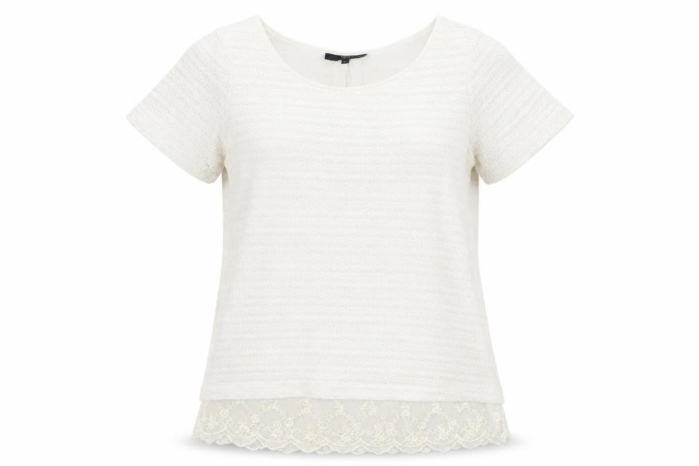 NEXT Womens White   Basic T-Shirt Size 8