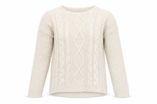 Primark Girls Ivory   Pullover Jumper Size 8-9 Years