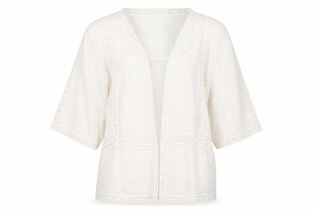 New Look Womens White   Cardigan Jumper Size S