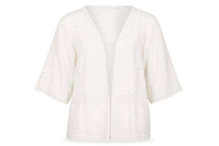 New Look Womens White   Cardigan Jumper Size S