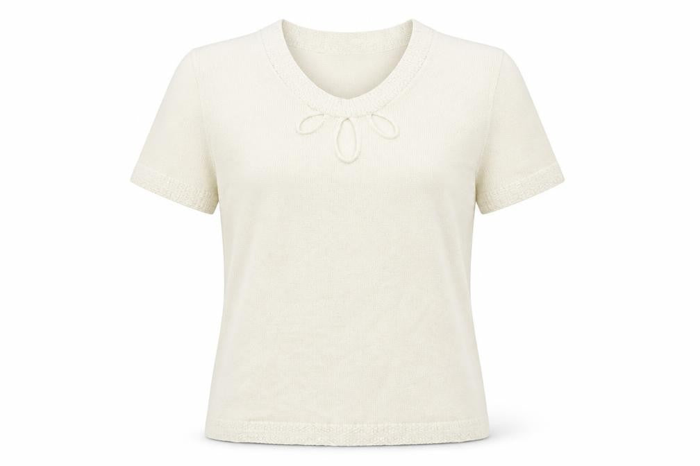 prauna Womens White   Basic T-Shirt Size M