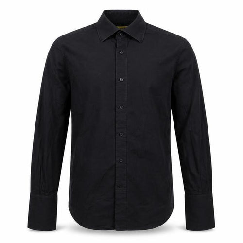 dreamweaver Mens Black    Button-Up Size 14