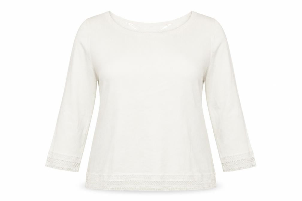 Marks and Spencer Womens White   Pullover Jumper Size 16
