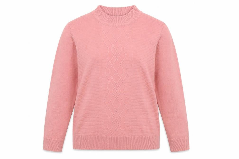 Preworn Womens Pink  Knit Pullover Jumper Size 14