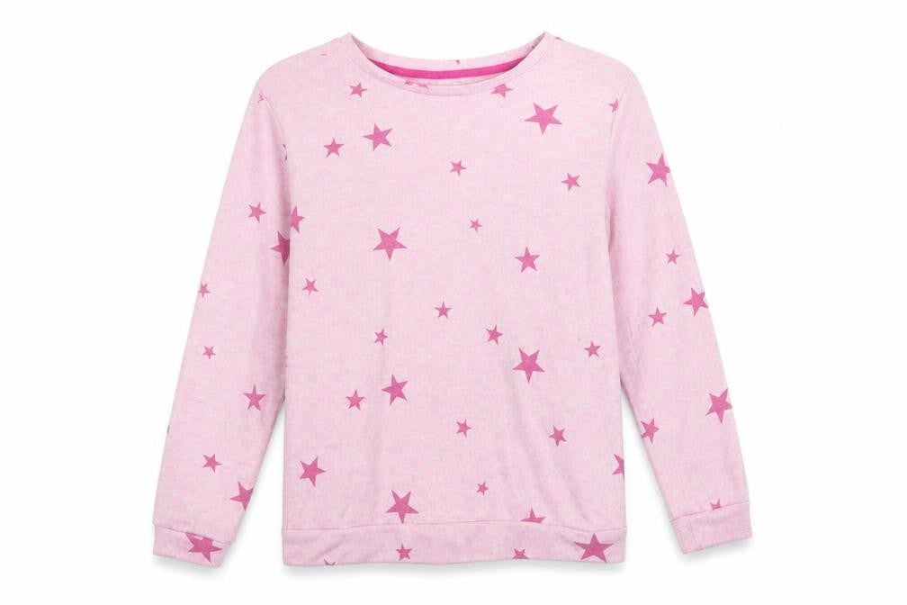 F&F Womens Pink Solid  Top Pyjama Top Size 10