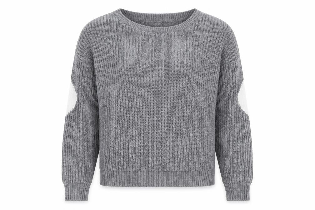 Shana Womens Grey   Pullover Jumper Size L