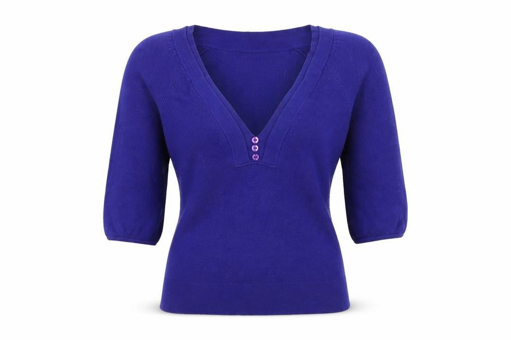 VERO MODA Womens Blue   Pullover Jumper Size XS