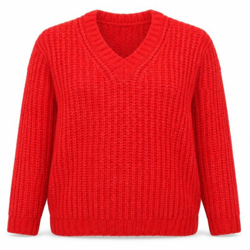 Mango Womens Red   Pullover Jumper Size S
