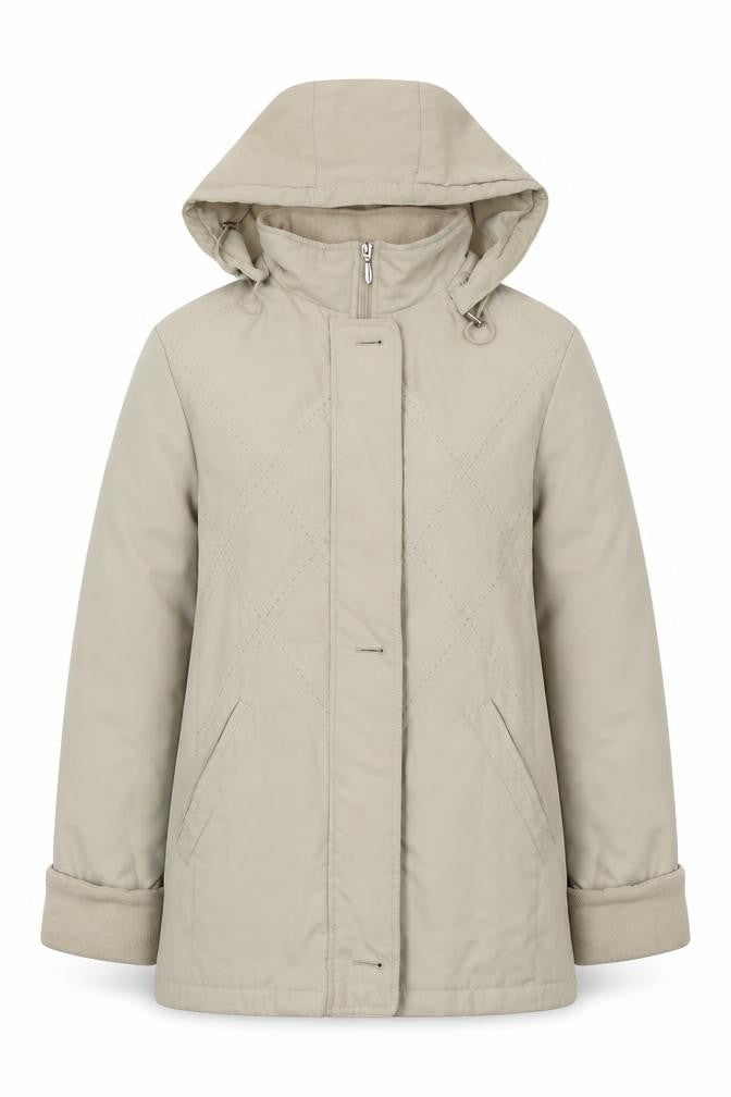 EWM Womens Beige   Jacket Cape Size 12