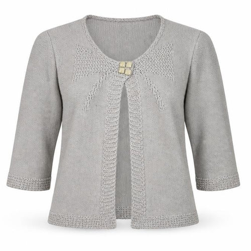 Per Una Womens Grey  Knit Cardigan Jumper Size M