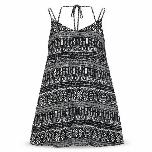 Divided by H&M Womens Black Geometric  Trapeze & Swing  Size 10