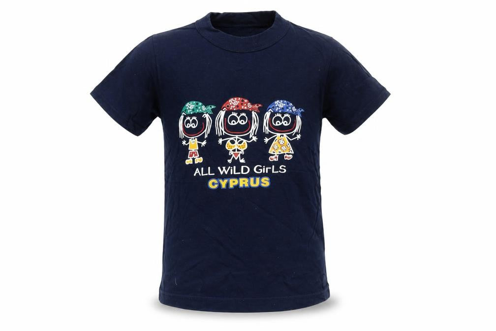 Preworn Girls Blue   Basic T-Shirt Size 7-8 Years