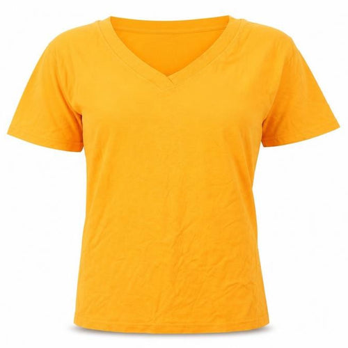 express tricot Womens Orange   Basic T-Shirt Size S