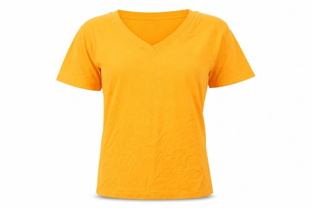 express tricot Womens Orange   Basic T-Shirt Size S