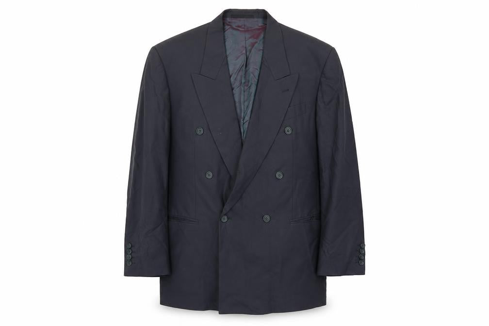 Front view of Benvenuto men’s grey jacket suit jacket, size 44