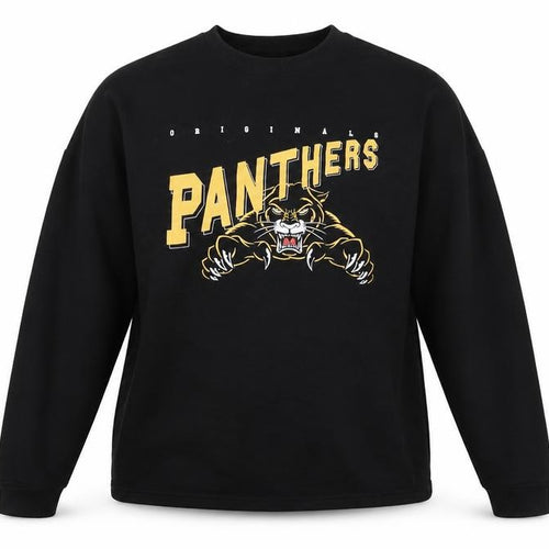 Missguided Womens Black   Pullover Sweatshirt Size 10  - Originals Panthers