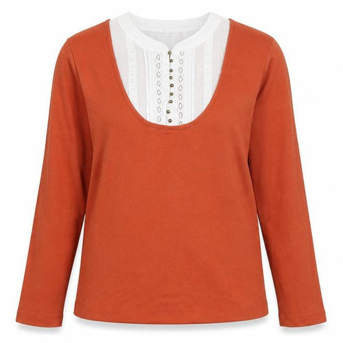 Casual Club Womens Orange  Knit Pullover Jumper Size 14