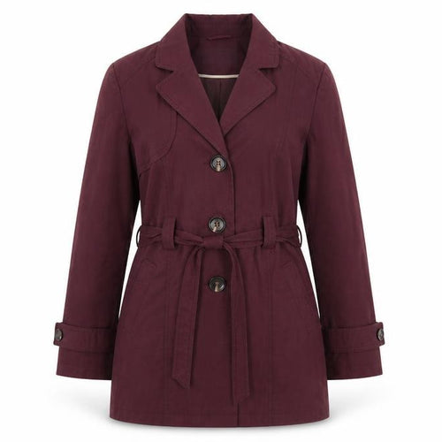 BHS Womens Red   Overcoat Coat Size 12