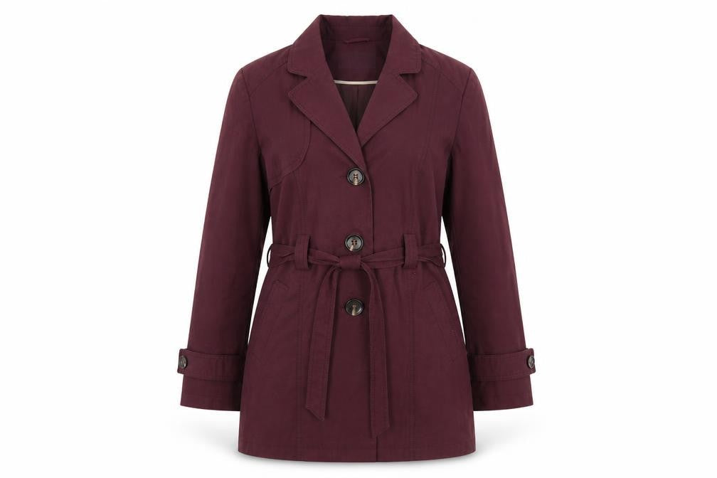 BHS Womens Red   Overcoat Coat Size 12
