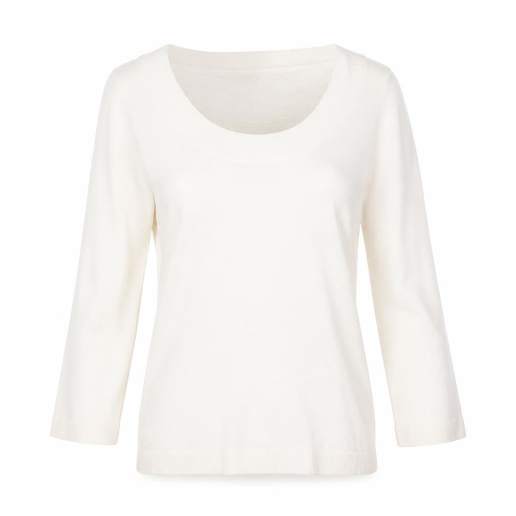 Mk Womens Ivory   Pullover Jumper Size M