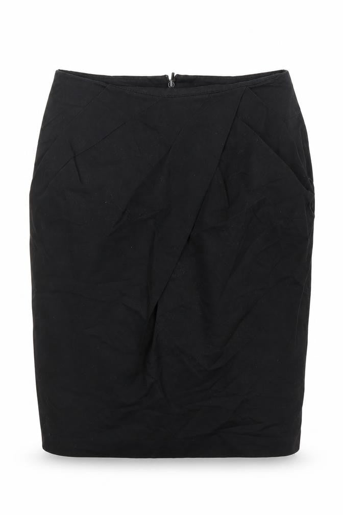 Oasis Womens Black  Canvas Mini Skirt Size 8