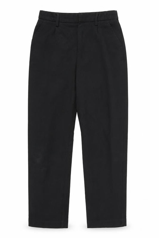 Front view of John Lewis boys’ black bloomer trousers, size 12, years