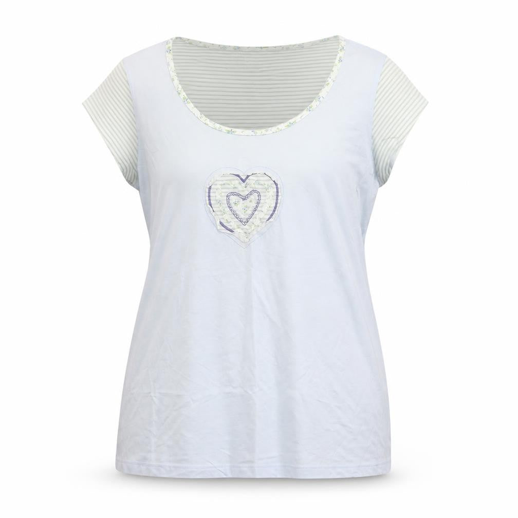 Pure cotton Womens Blue   Basic T-Shirt Size XL