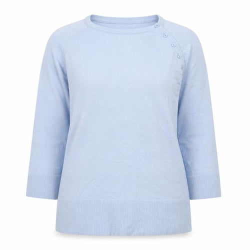 Monsoon Womens Blue  Knit Pullover Jumper Size 12