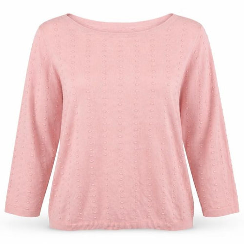 Preworn Womens Pink  Knit Pullover Jumper Size L