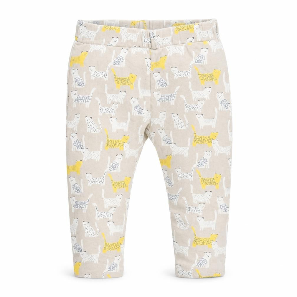 Mini Club Baby Beige   Capri Leggings Size 6-9 Months  - Leopard