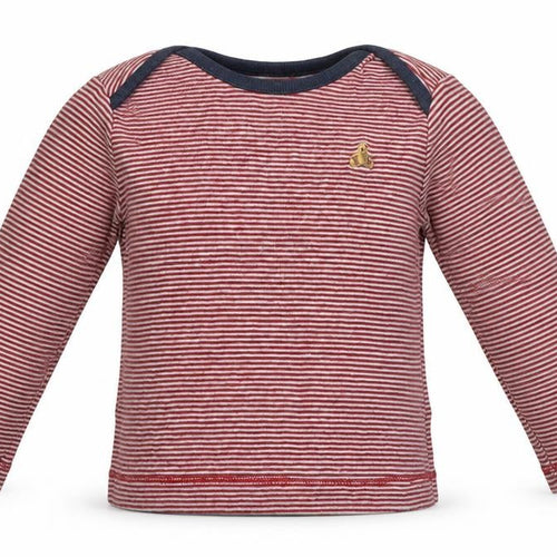 Gap Boys Red Striped  Basic T-Shirt Size 9-12 Months