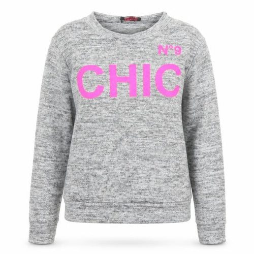 Finella Womens Grey  Knit Pullover Jumper Size M