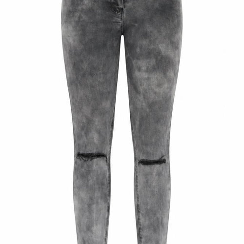 Fashion Union Womens Grey  Denim Skinny Jeans Size 10 L28 in
