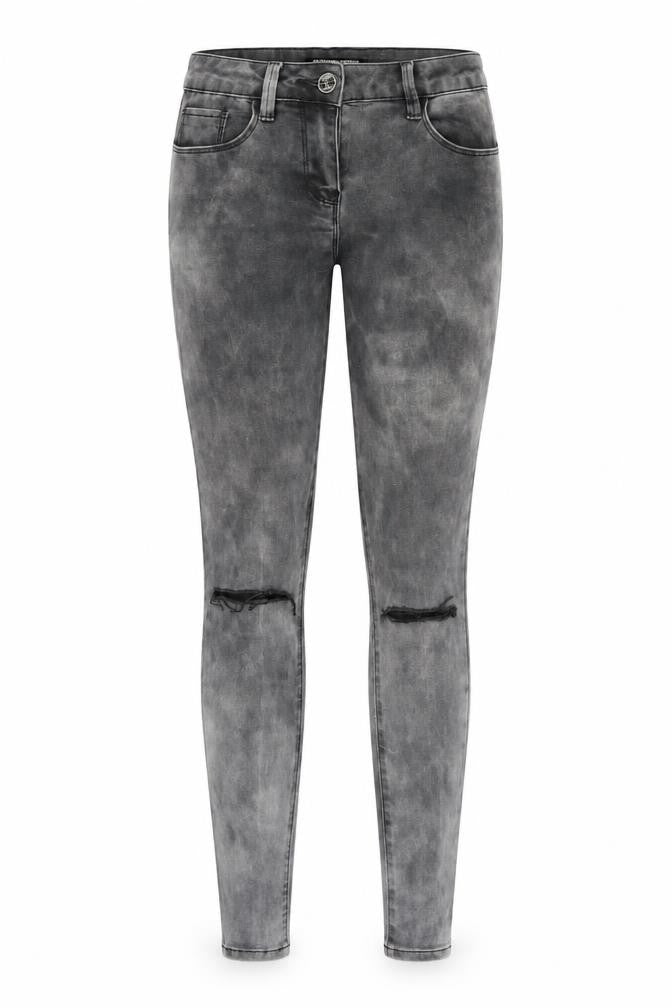 Fashion Union Womens Grey  Denim Skinny Jeans Size 10 L28 in