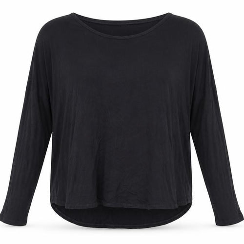 Lindex Womens Black   Basic T-Shirt Size L