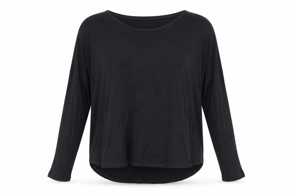 Lindex Womens Black   Basic T-Shirt Size L