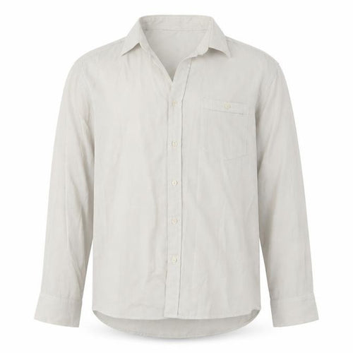Avenue Mens Beige    Button-Up Size XL