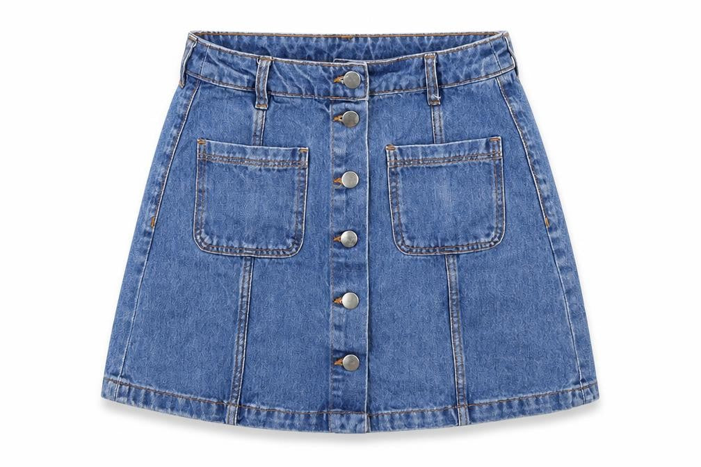 Preworn Womens Blue   Mini Skirt Size 6