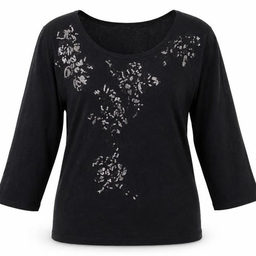 bm Collection Womens Black   Pullover Jumper Size M
