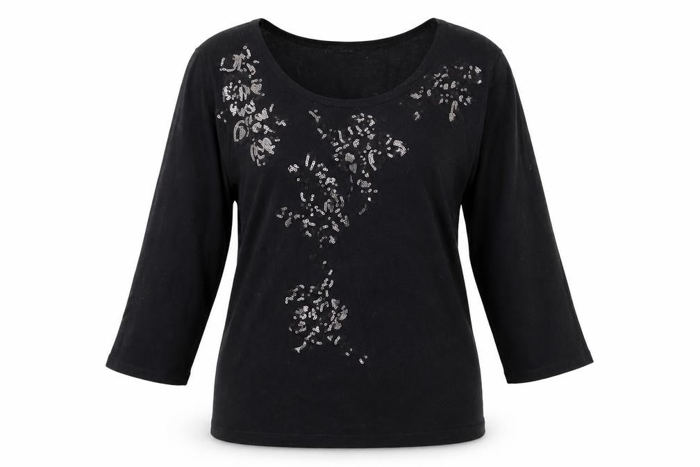 bm Collection Womens Black   Pullover Jumper Size M