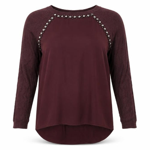 Warehouse Womens Purple   Pullover Jumper Size 10