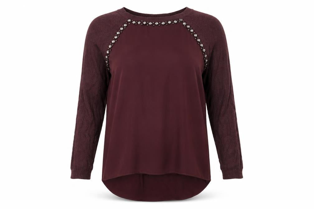 Warehouse Womens Purple   Pullover Jumper Size 10
