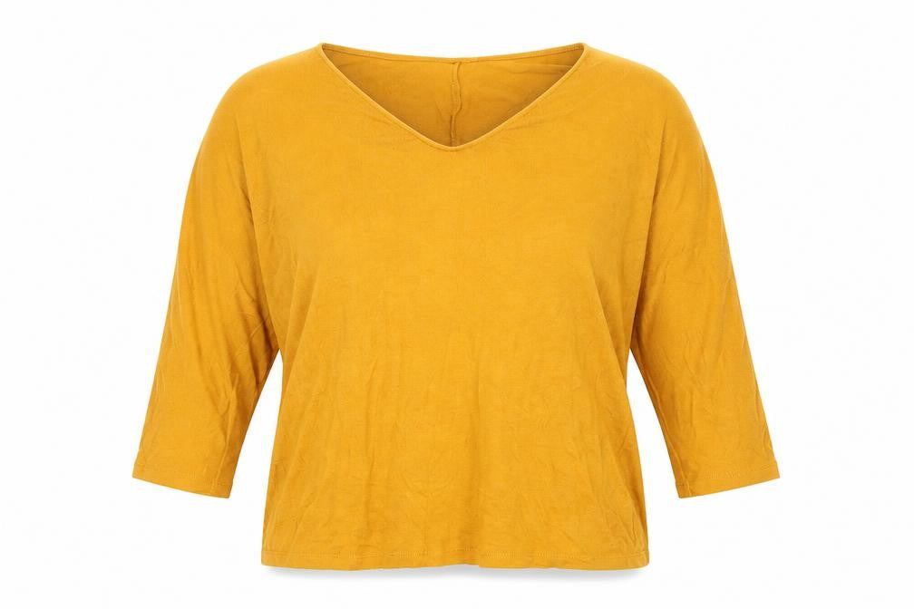 MNG Womens Orange   Basic T-Shirt Size XS