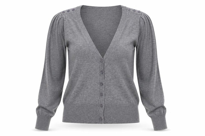 Wallis Womens Grey Cardigan Jumper Size 10