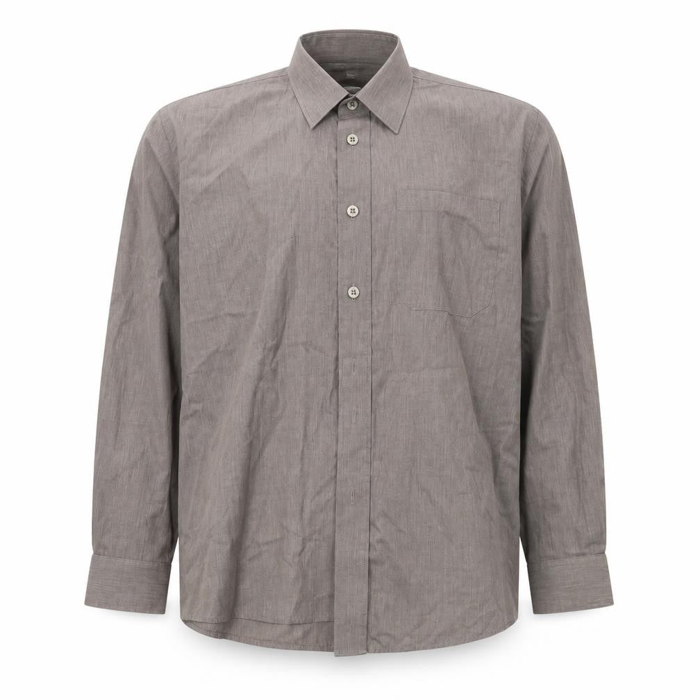 Banner Boys Brown   Basic Button-Up Size L