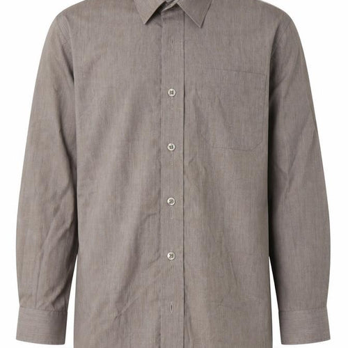 Banner Boys Brown   Basic Button-Up Size L