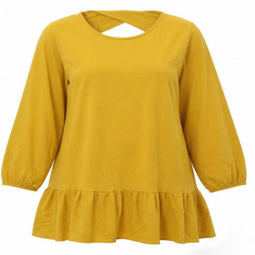 Preworn Womens Yellow  Knit Pullover Jumper Size XL