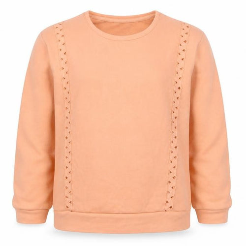 Mango Girls Pink   Pullover Sweatshirt Size 11-12 Years